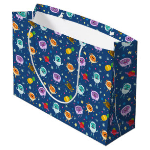 Super Simple   Bumble Nums Space Birthday Large Gift Bag