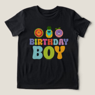 Super Simple   Bumble Nums Summer Birthday Boy Tri-Blend Shirt