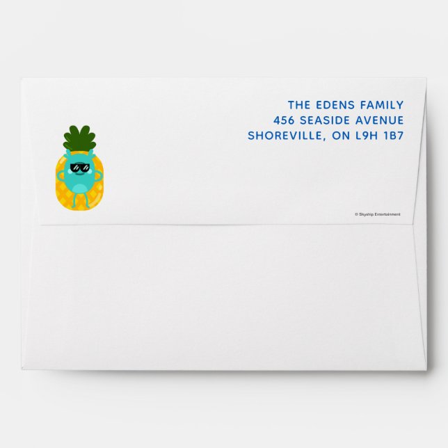 Super Simple | Bumble Nums Summer Birthday Envelope (Back (Top Flap))