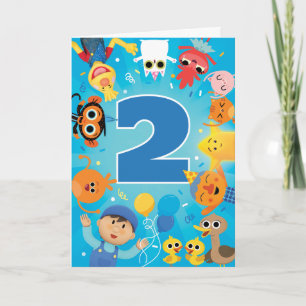 Super Simple Character Confetti Birthday Card