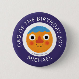 Super Simple Characters Festive Birthday 6 Cm Round Badge