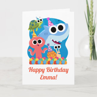 Super Simple | Finny the Shark Confetti Birthday Card