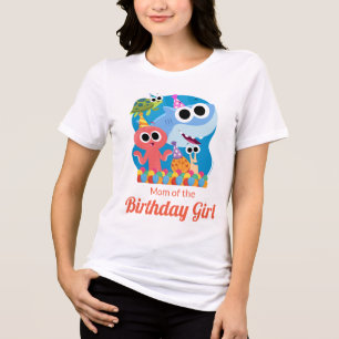 Super Simple Finny the Shark Confetti Birthday Tri-Blend Shirt