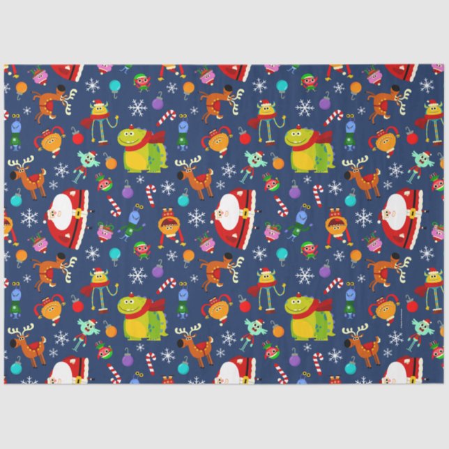 Super Simple Noodle and Pals Holiday Tissue Paper (Front)