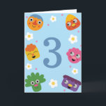 Super Simple | Noodle & Pals Blue Floral Birthday Card<br><div class="desc">Celebrate a special birthday with this beautifully designed Super Simple Noodle & Pals blue floral birthday card, featuring Noodle, Blossom, Cheesy, Kernel, Broccoli, Jelly, PomPom, Red, and Stan. This delightful design brings a cheerful and playful touch with its vibrant blue floral background, making it a perfect choice for fans of...</div>