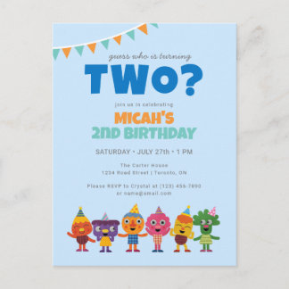 Super Simple | Noodle & Pals Character Birthday Postcard
