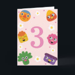 Super Simple | Noodle & Pals Pink Floral Birthday Card<br><div class="desc">Brighten up a birthday celebration with this adorable Super Simple Noodle & Pals pink floral birthday card, featuring Noodle, Blossom, Cheesy, Kernel, Broccoli, Jelly, PomPom, Red, and Stan. The playful design showcases these beloved characters surrounded by a beautiful pink floral background, adding a cheerful and whimsical touch. Each character brings...</div>
