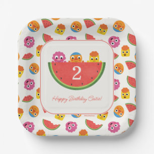 Super Simple Noodle & Pals Watermelon Party Paper Plate