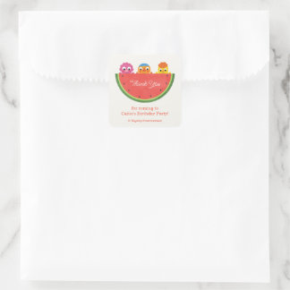 Super Simple | Noodle & Pals Watermelon Party Square Sticker