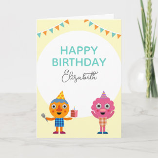 Super Simple | Noodle & Pals Yellow Birthday Card