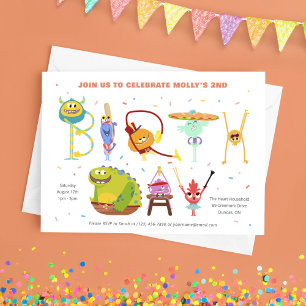 Super Simple   Rhymington Birthday Invitation