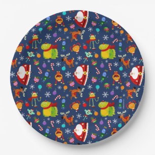 Super Simple Rhymington Holiday Character Paper Plate