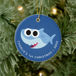 Super Simple Songs   Custom Finny First Christmas Ceramic Tree Decoration