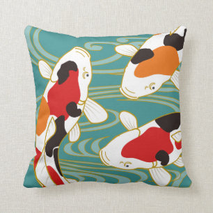 Super sleek Koi pillow