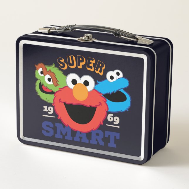 Super Smart Characters Metal Lunch Box (Front)