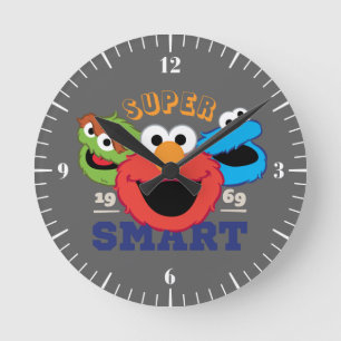 Super Smart Characters Round Clock