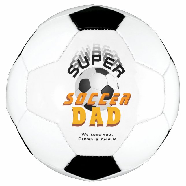 Super Soccer Dad Football Sport Father`s Day (Front)