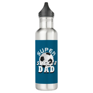 Super Soccer Dad Football Sporty Father`s Day 710 Ml Water Bottle