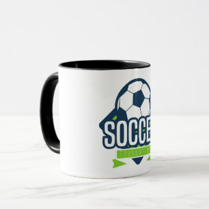 super soccer  mug