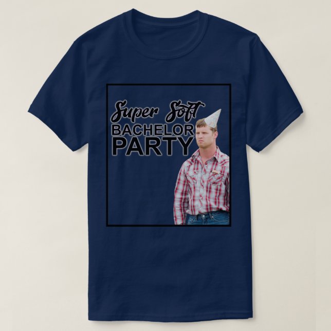 Super Soft Bachelor Party T-Shirt (Design Front)