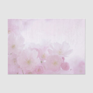 Super Soft Looking Large Pink Flowers  Tissue Paper