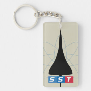 Super Sonic Jet Airliner Keychain