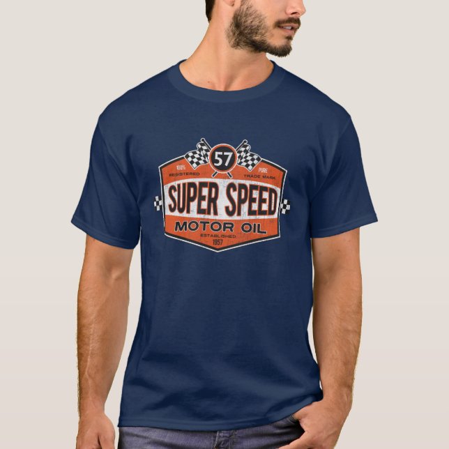 Super Speed Moto T-shirt (Front)