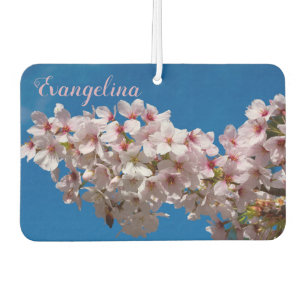 Super Spring Cherry Blossoms Sakura Custom Name Car Air Freshener