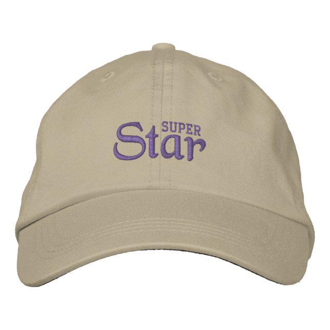 SUPER STAR Cap (Khaki) (Front)