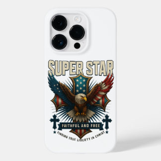 Super Star Eagle Emblem Case-Mate iPhone 14 Pro Case