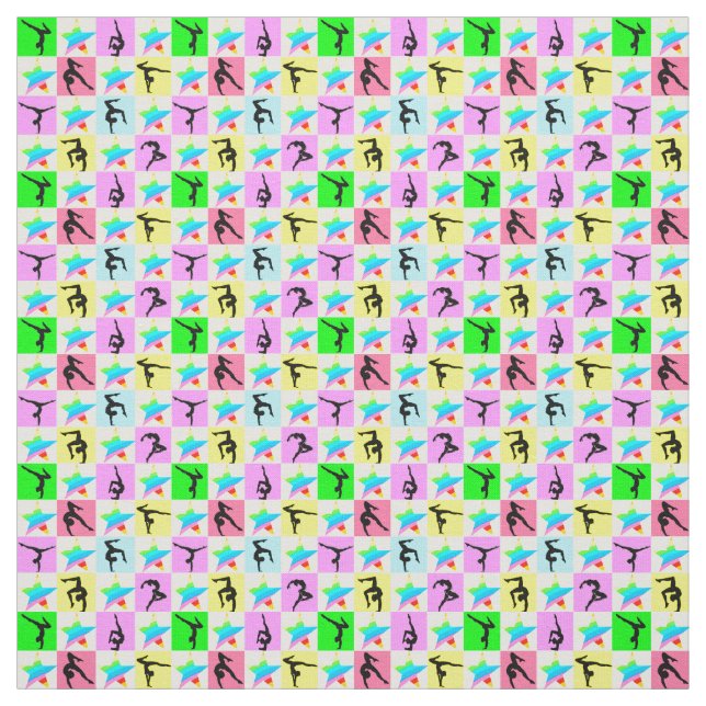 SUPER STAR GYMNASTICS FABRIC (Swatch)