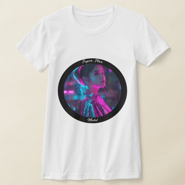 Super Star Model T-Shirt (Laydown)