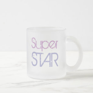 SUPER STAR mug (frosted glass)
