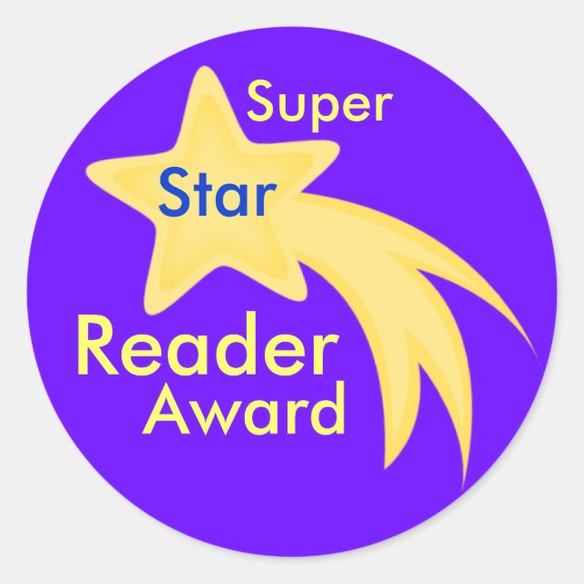Super Star Reader Award Stickers (Front)