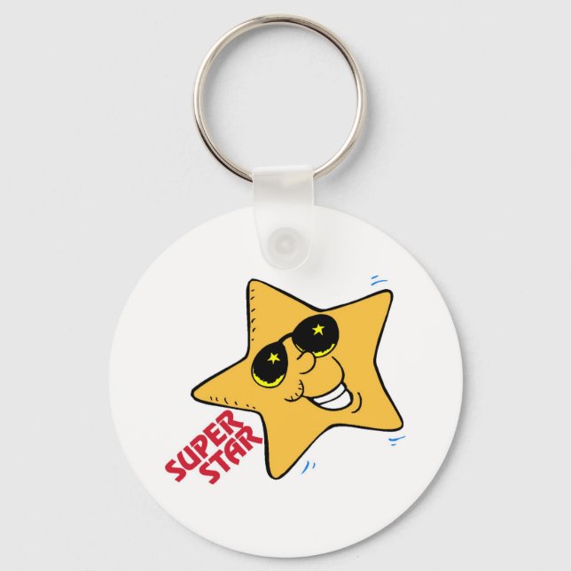 Super Star School Keychain (Front)