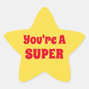 Super Star Sticker