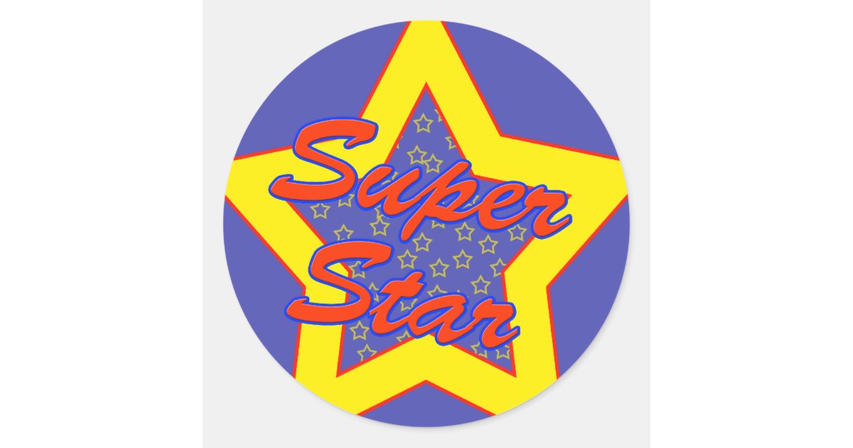Super Star Sticker | Zazzle