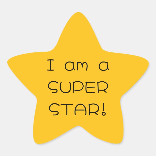 Super Star Sticker (Front)