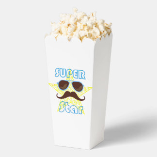 Super Star with sunglasses and mustache Favour Box
