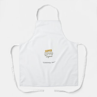 Super Step Dad the Legend Apron – BBQ Gift