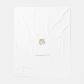 Super Step Dad the Legend Blanket – Cosy Gift