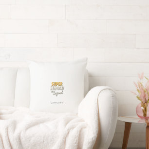 Super Step Dad the Legend Pillow – Heartfelt Gift