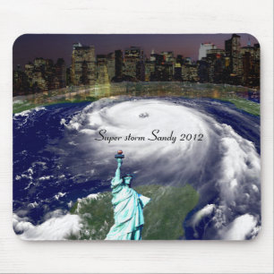 Super Storm Sandy 2012,Eye of the storm_ Mouse Mat