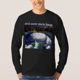 Super Storm Sandy 2012,Eye of the storm_ T-Shirt