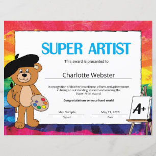 Super Student Student Recognition Certificates