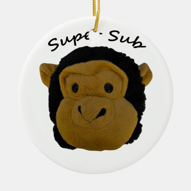 Super Sub Ceramic Tree Decoration (Front)