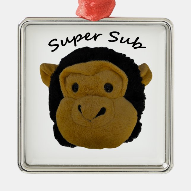 Super Sub Metal Tree Decoration (Front)