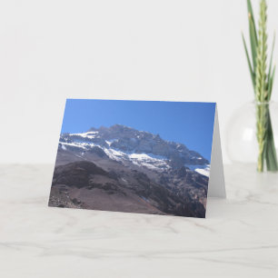 Super Summit View, Mount Aconcagua, Argentina Card