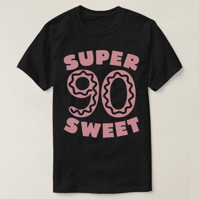 Super Sweet 90 Birthday Icing 1 T-Shirt (Design Front)