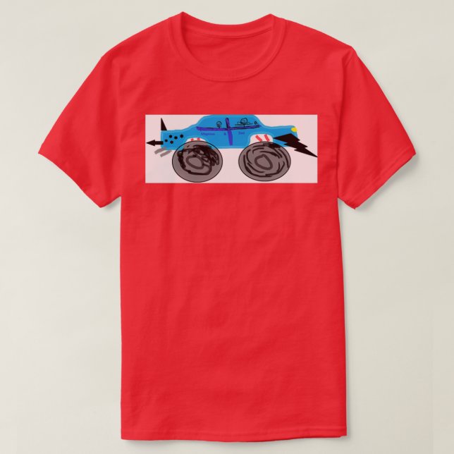 super sweet monster truck T-Shirt (Design Front)